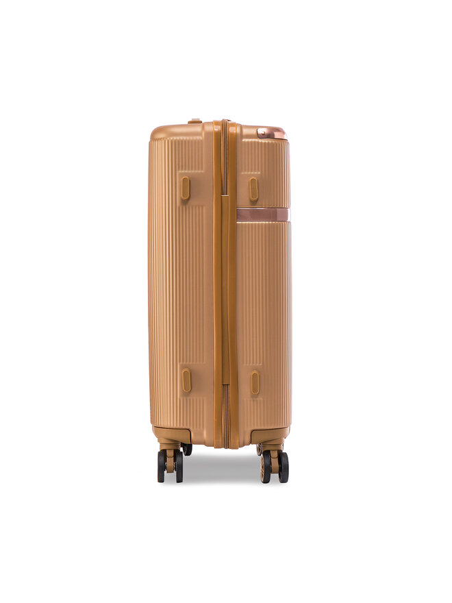Semi Line Μεσαία Βαλίτσα Semi Line T5667-3 Χρυσό