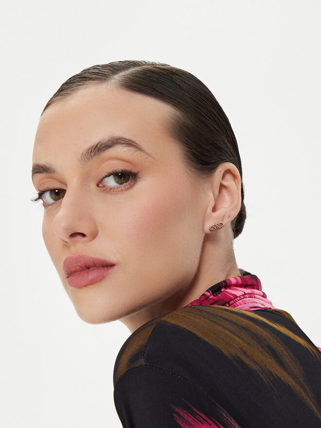 Michael Kors Kolczyki Michael Kors MKC164300791 Różowe złocenie