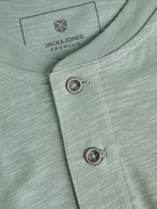 Jack&Jones Jack&Jones Marškinėliai Jprblunixs 12257965 Žalia Slim Fit