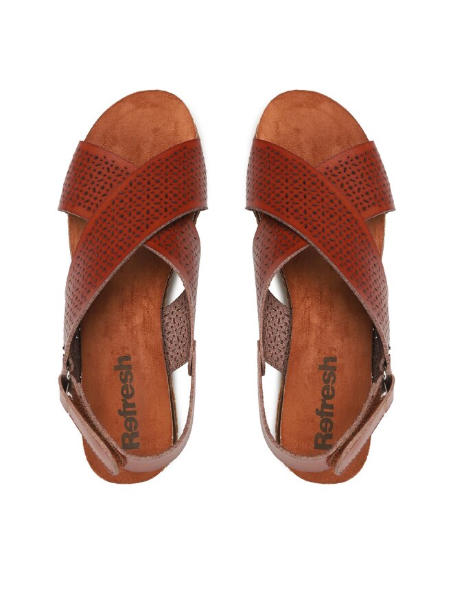 REFRESH - Sandalen Dames zwart - Comfortabel en veelzijdig schoeisel – Casual mode - Model 17272103 (Maat 41