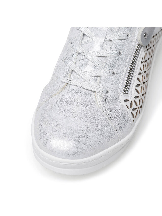 Remonte Sneakersy Remonte D5830-91 Stříbrná
