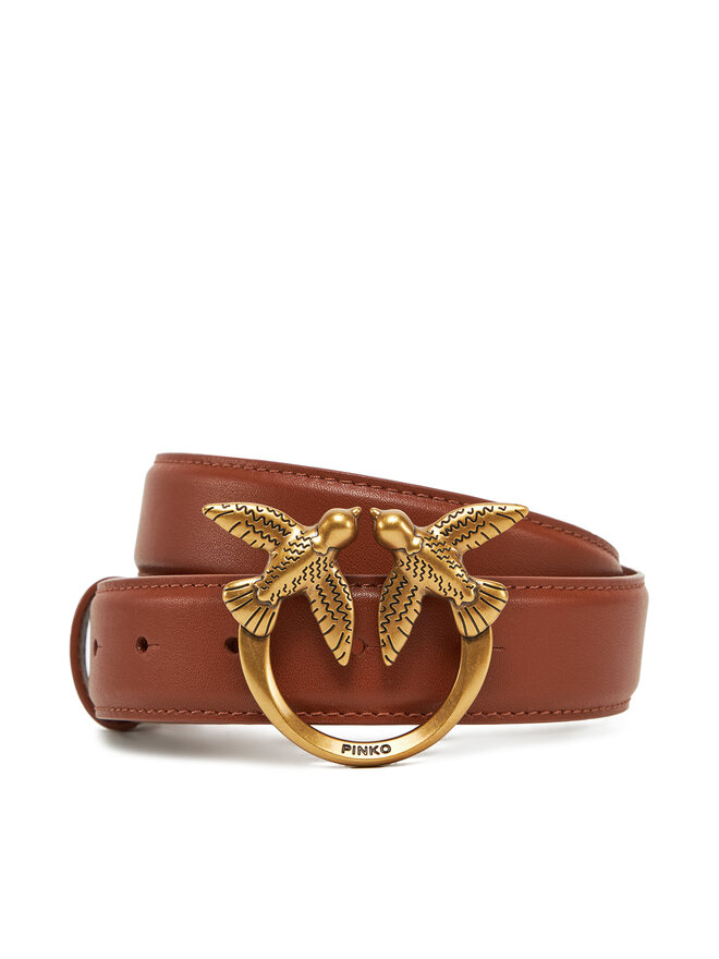 PINKO Pasek Damski PINKO LOVE BERRY H3 100125 A0F1 Brązowy