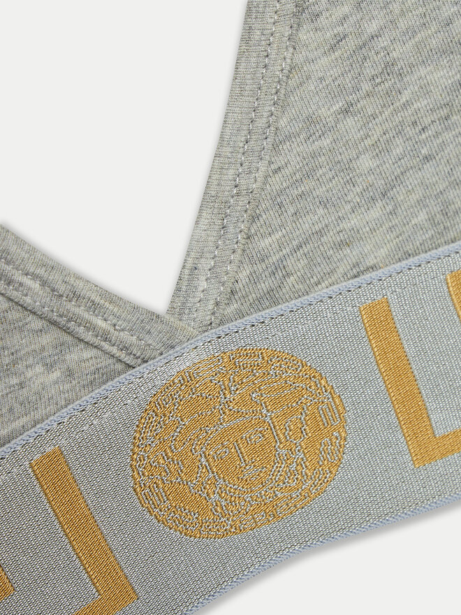 Versace Versace Bralette-BH AUD01047 Grau
