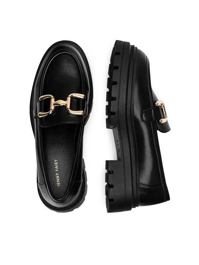 JENNY Loafersy JENNY HY58682-4 Czarny