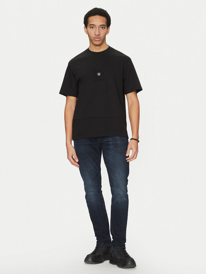 HUGO HUGO T-Shirt Debostac 50535499 Schwarz Relaxed Fit
