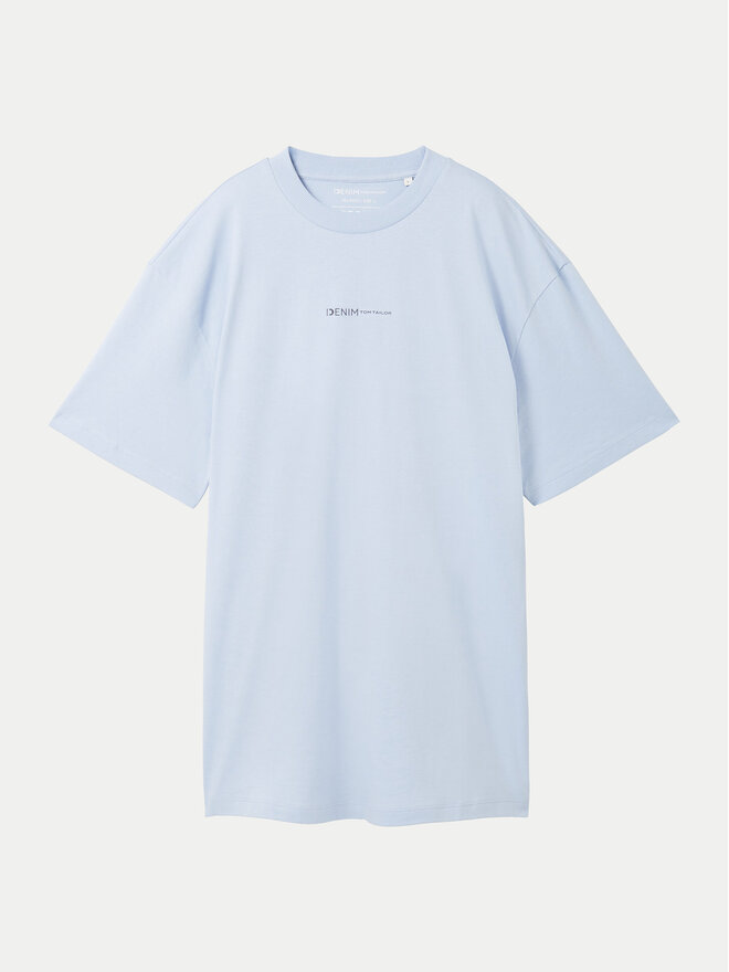 Tom Tailor Denim Tom Tailor Denim Camiseta 1040880 Celeste Relaxed Fit