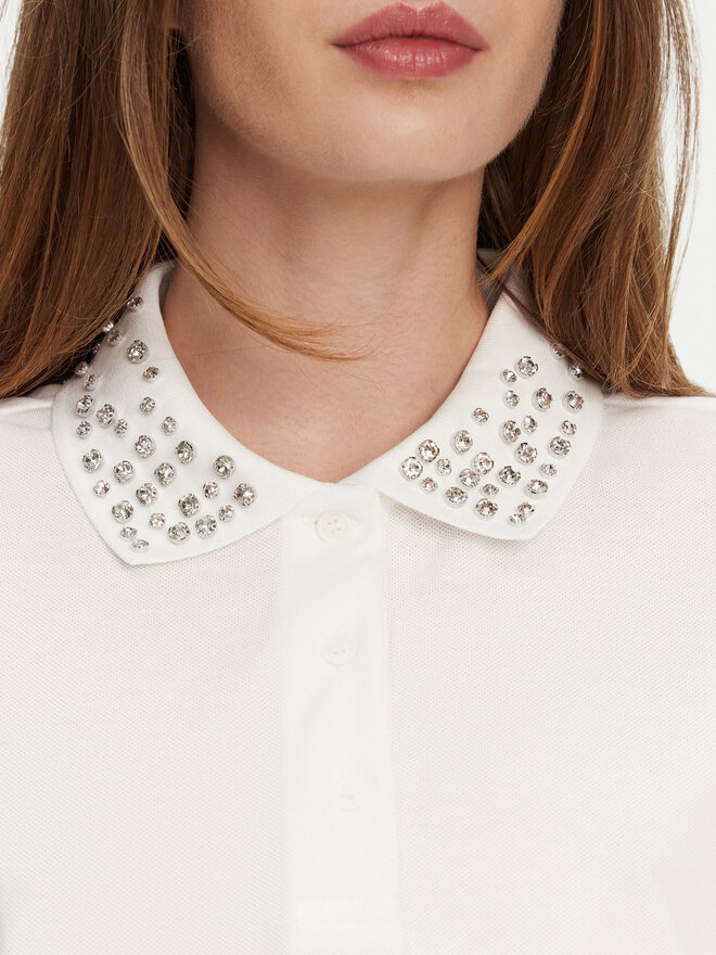 Marella Marella Pólóing Gonzaga 2513951014 Fehér Relaxed Fit