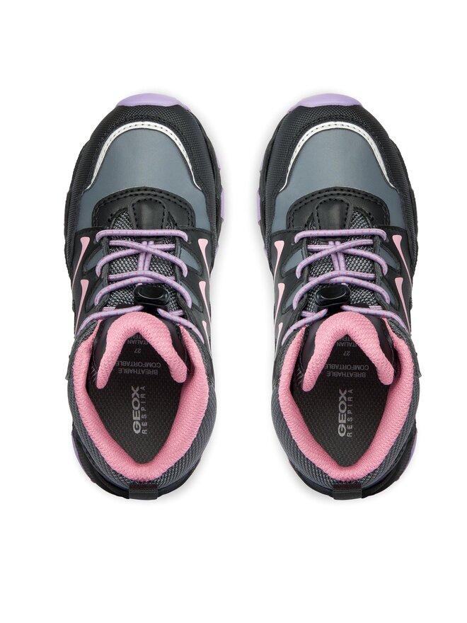Geox Schnürschuhe Geox J Magnetar G. B Abx J264LB 054FU C9266 S Schwarz