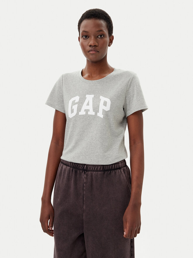 Gap Gap Marškinėliai 729555-05 Pilka Regular Fit
