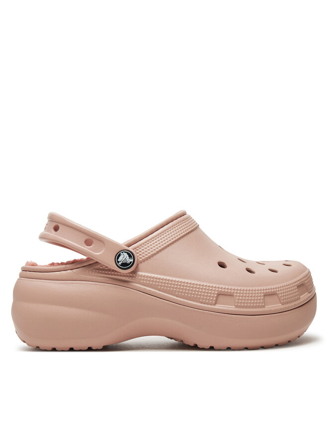 Crocs Natikače Crocs Classic Platform Lined Clog W 207938 Ružičasta