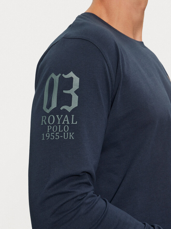 La Martina La Martina T-Shirt ZMRG30 JS342 Dunkelblau Regular Fit