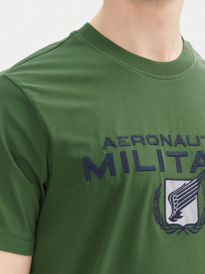 Aeronautica Militare Aeronautica Militare T-Shirt 251TS2379J674 Grün Regular Fit