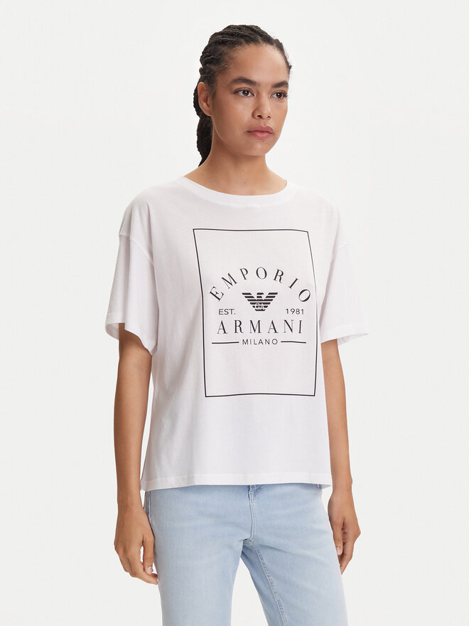 Emporio Armani Underwear Emporio Armani Underwear Camiseta EW000553 AF10887 U0002 Blanco Loose Fit