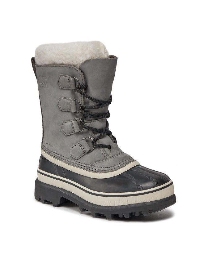 Sorel Μπότες Χιονιού Sorel Caribou NL1005 Γκρι