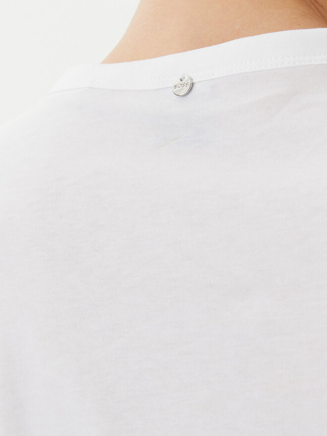 BOSS BOSS Camiseta C_Elogo_21 50540260 Blanco Slim Fit