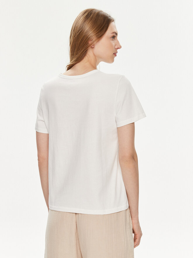 Gap Gap Marškinėliai 878165-00 Balta Regular Fit