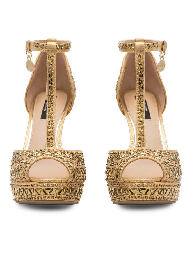 Nine West Sandale Nine West NISA SY015-1NW Auriu