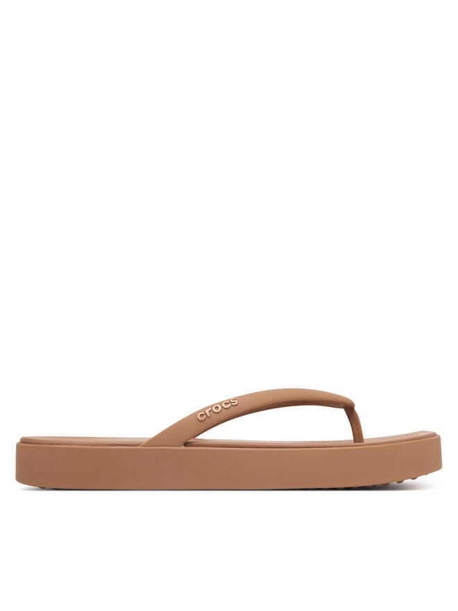 Crocs В'єтнамки Crocs Miami Square Flatform Flip 214161 Коричневий