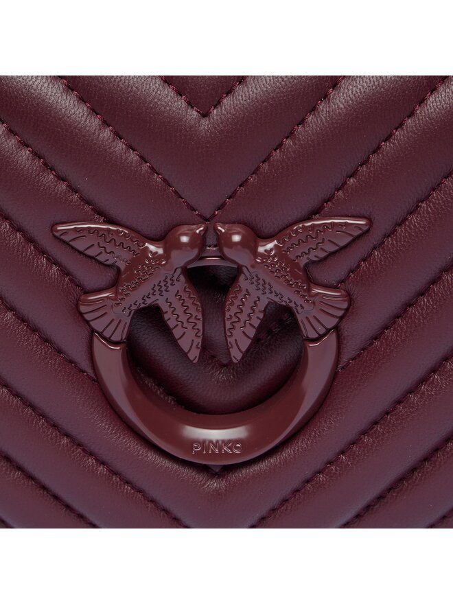 PINKO Soma Pinko Love Click Mini AI 23-24 PLTT 100067 A0VM Bordo