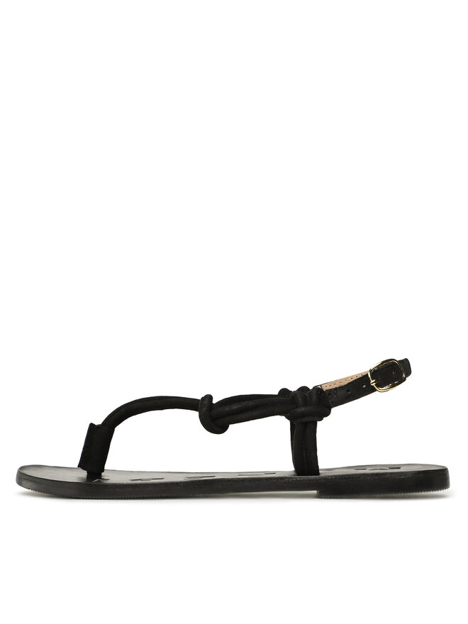Manebi Σανδάλια Manebi Suede Leather Sandals V 2.2 Y0 Μαύρο