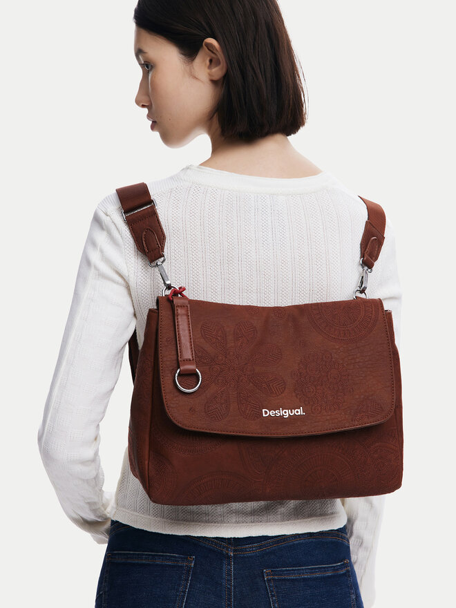 Desigual Torebka Desigual 25SAXPA8 Brązowy