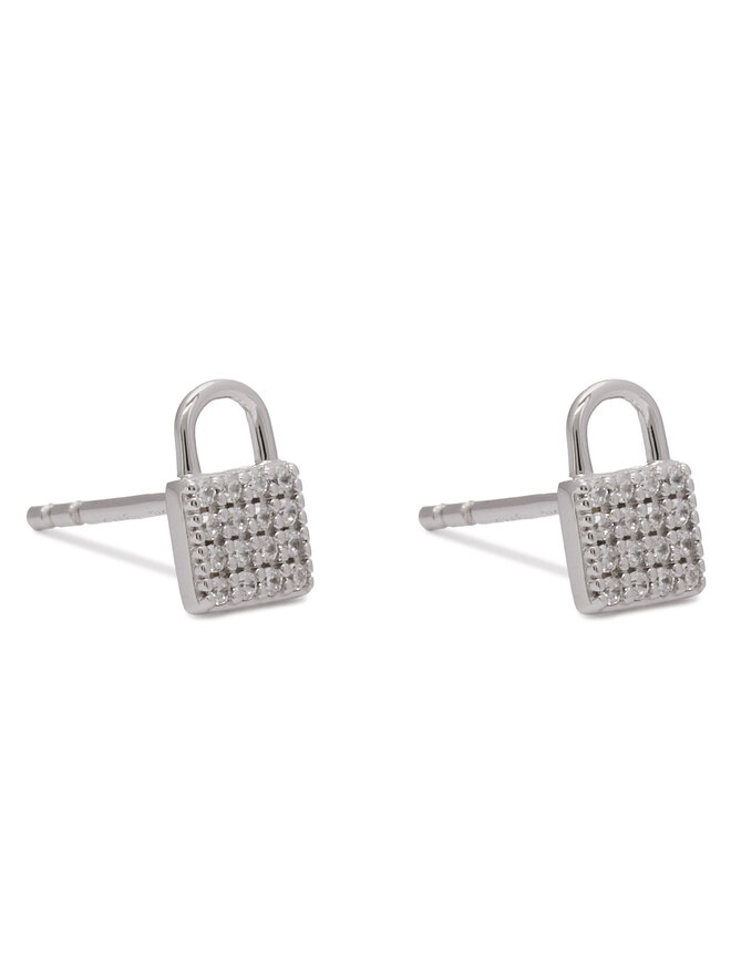Fossil Pendientes Fossil JFS00626040 Plata