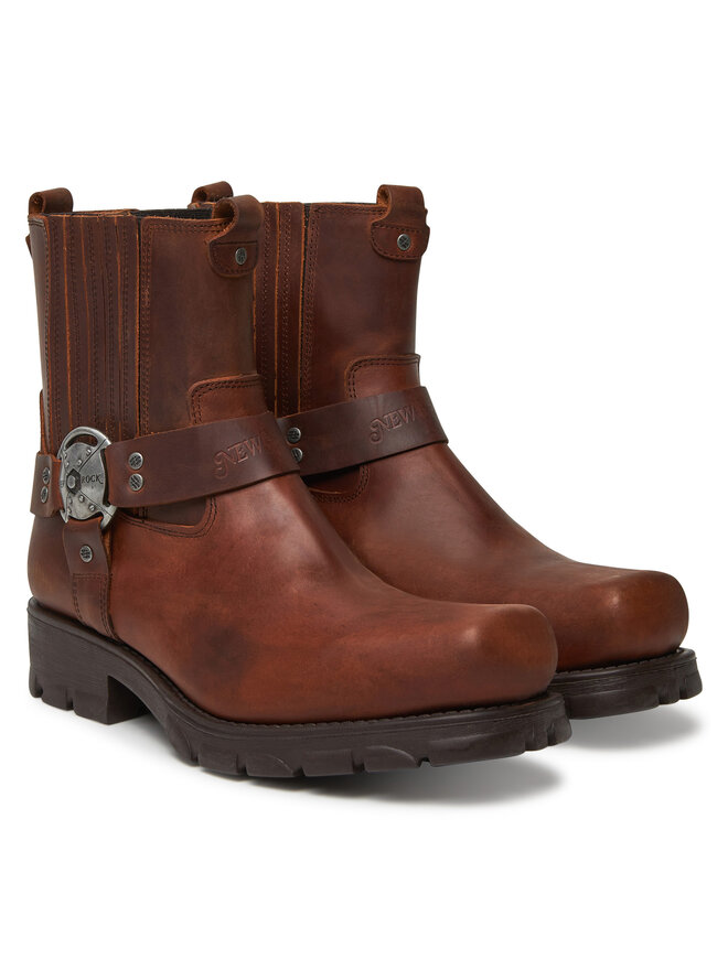 NEW ROCK Боти тип челси NEW ROCK M-7605-S20 Кафяв