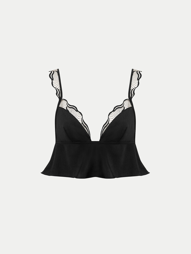 Bluebella Bluebella Pidžama Marabel 42382 Crna Basic Fit