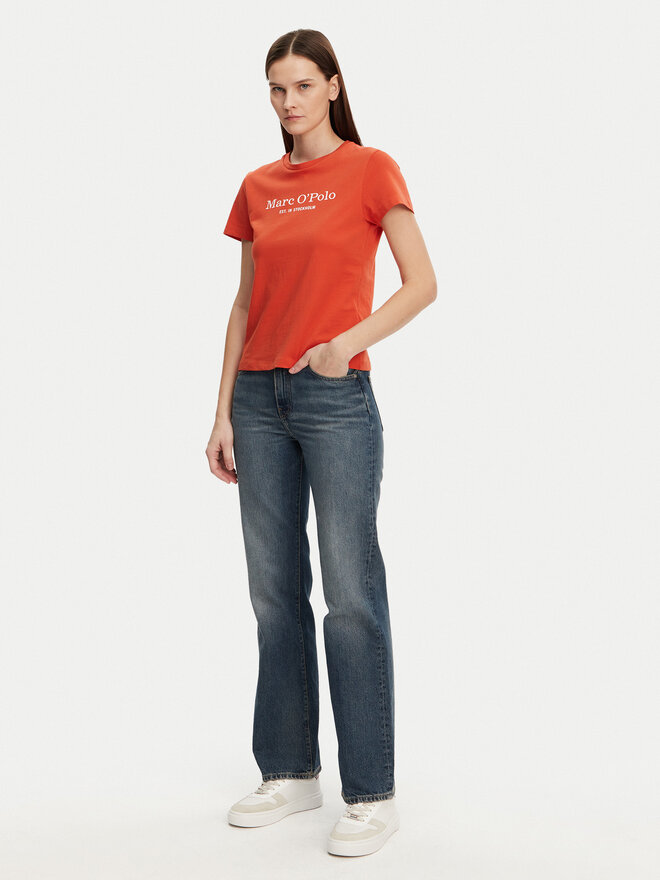 Marc O'Polo Marc O'Polo Marškinėliai 502 2293 51055 Raudona Regular Fit