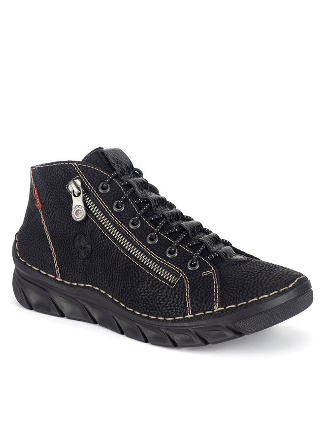 Rieker Členková obuv Rieker 55048-00 Čierna