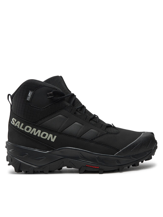 Salomon Trekkingschuhe Salomon Crosstrak Waterproof L47570200 Schwarz