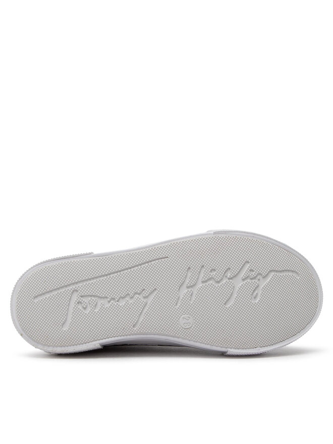 Tommy Hilfiger Tenisice Tommy Hilfiger Low Cut Lace-Up Sneaker T3A9-32289-0753 Tamnocrvena
