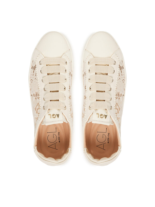 AGL Sneakers AGL Sade Fabric D936031PGKT046C253 Écru