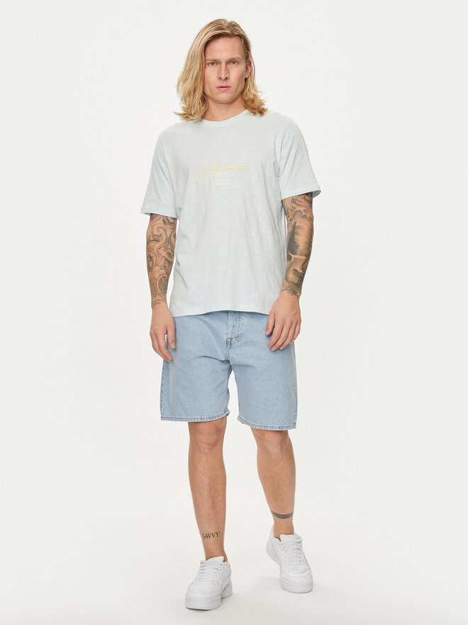 Jack&Jones Jack&Jones Marškinėliai Joraruba 12255452 Mėlyna Standard Fit
