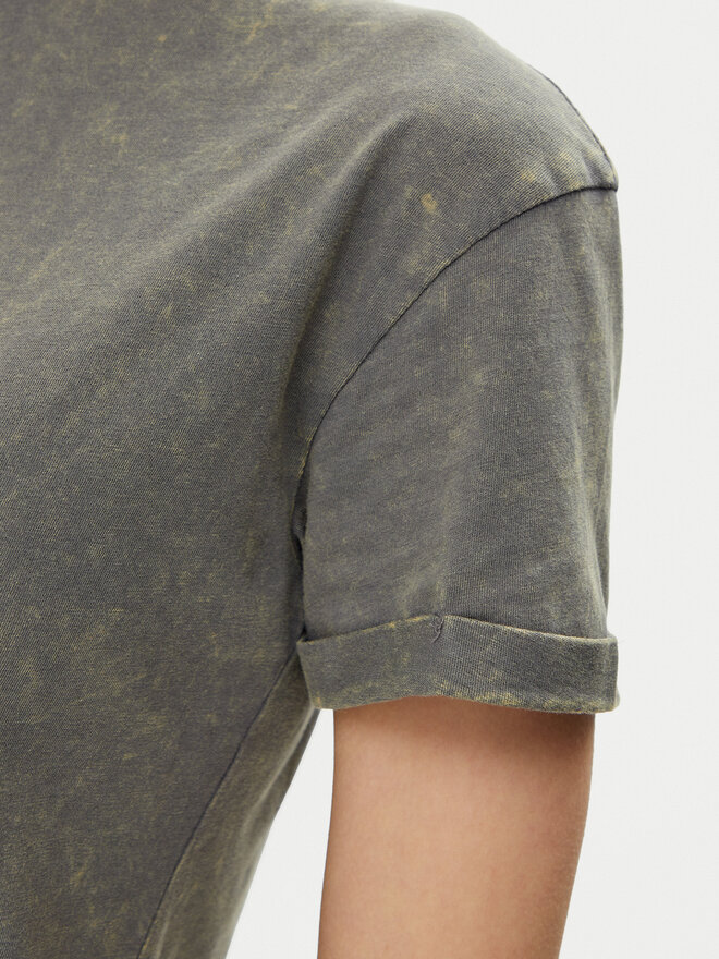 Noisy May Noisy May T-Shirt Brandy 27033185 Grau Slim Fit