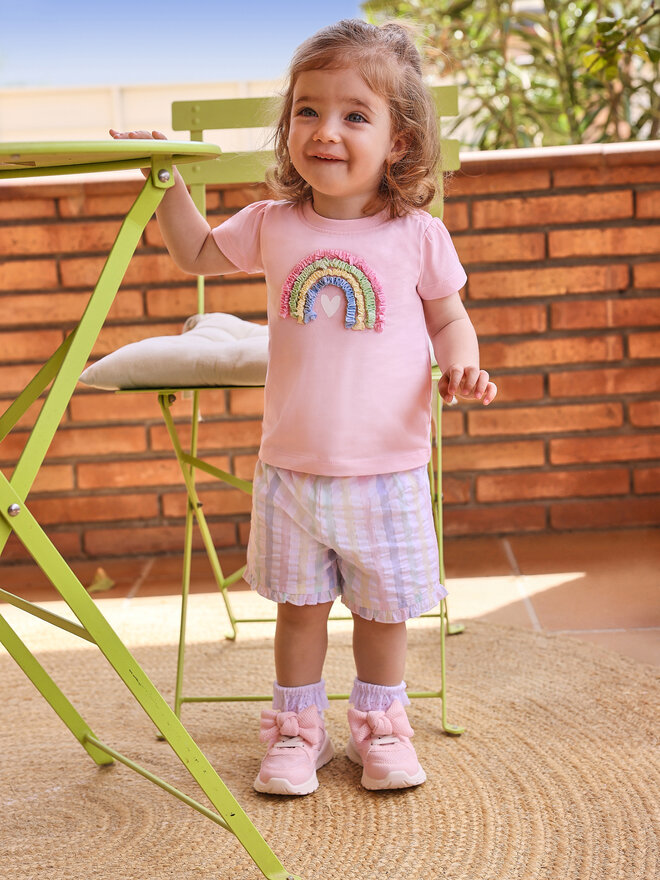 Blue Seven Blue Seven Camiseta 901135 X Rosa Regular Fit