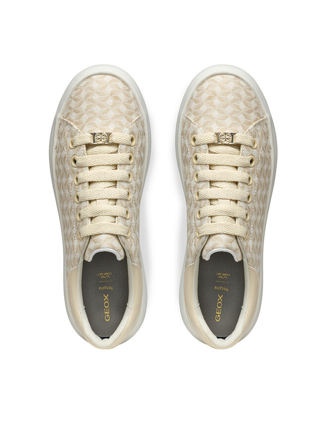Geox Sneakersy Geox D Spherica Ec4.1 D55TCD 0DSBC C1122 Béžová