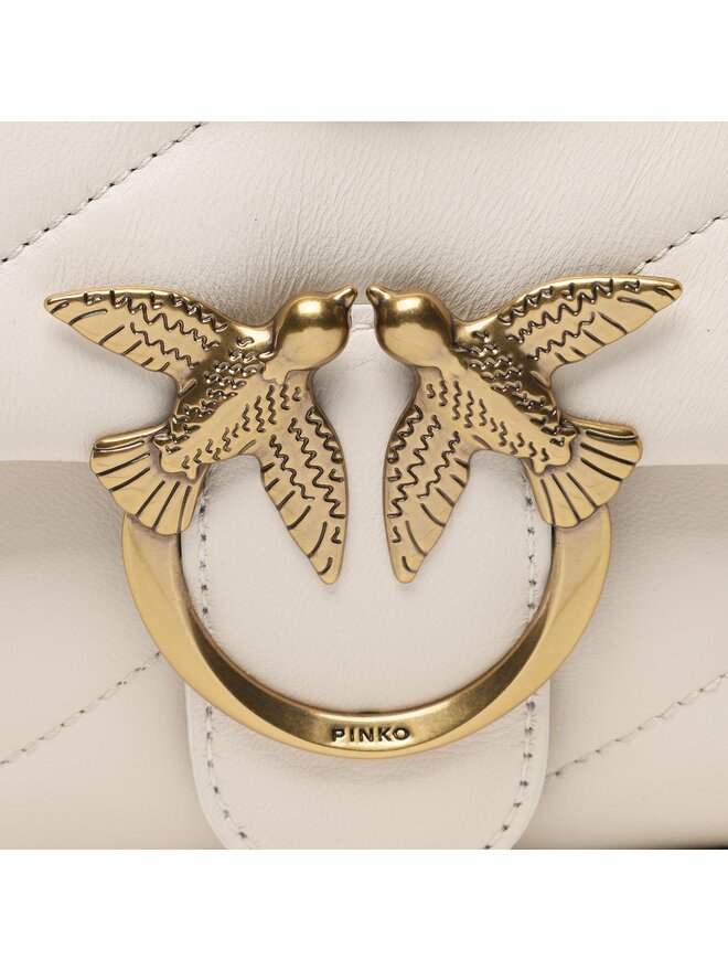 PINKO Torebka PINKO Love Mini Puff Cl PE 23 PLTT 100039 A0F2 Écru