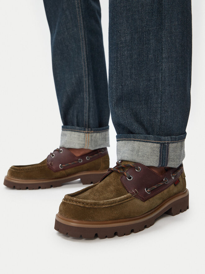 Clarks Slipper Clarks Cleyhill Boat 26186180 Khakifarben