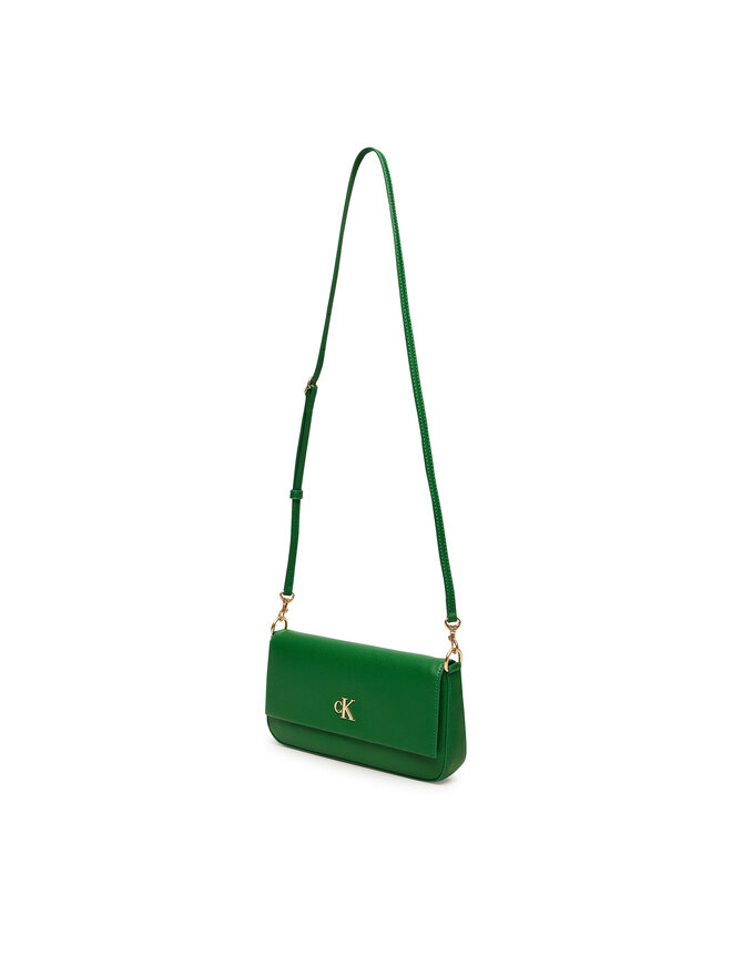 Calvin Klein Handtasche Calvin Klein Minimal Monogram Shoulder Pouch LV04K3161G Grün