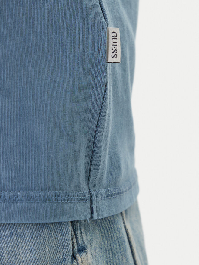 Guess Jeans Guess Jeans Майка M6GPB2 K8FQ4 Голубий Regular Fit
