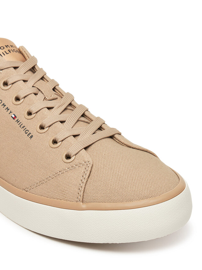 Tommy Hilfiger Zapatillas Tommy Hilfiger Th Hi Vulc Low Core Canvas FM0FM05396 Beis