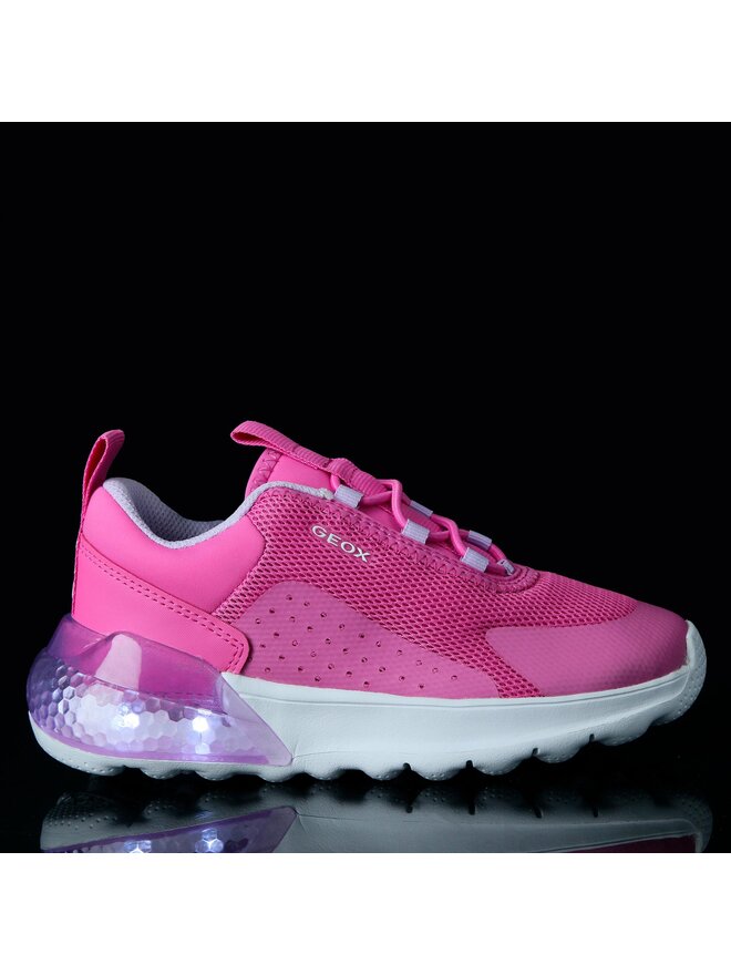 Geox Sneakersy Geox J Activart Illuminus J45LZA 0149J C8257 S Růžová