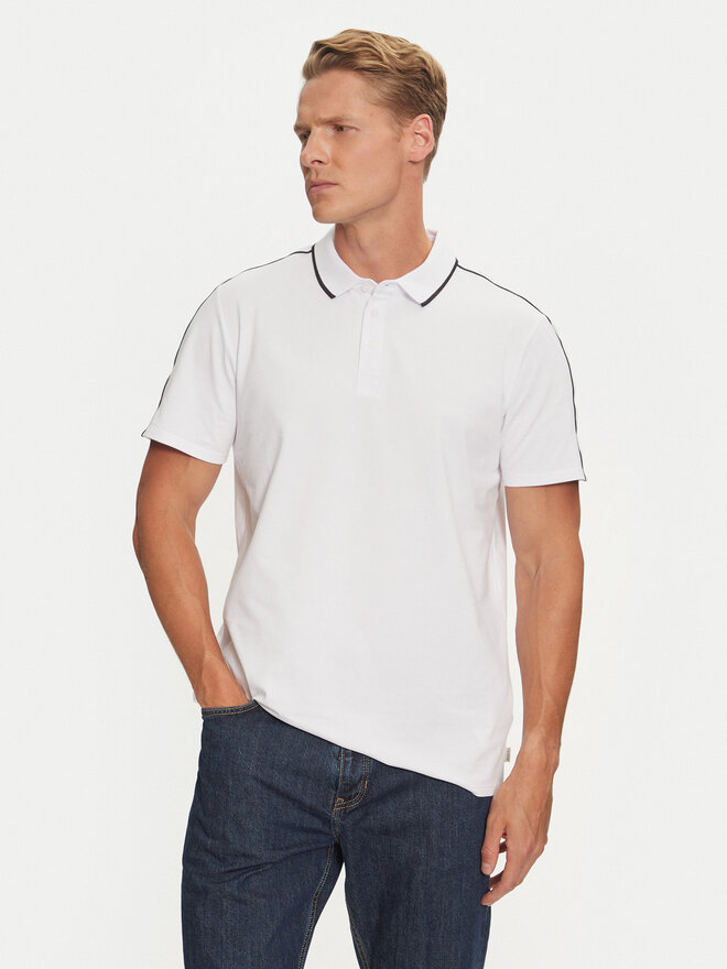 Guess Guess Polo M4YP40 KARS0 Λευκό Regular Fit