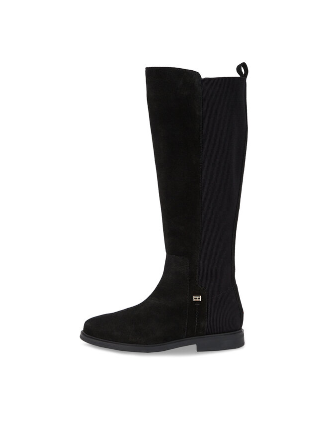Tommy Hilfiger Stivali al ginocchio Tommy Hilfiger Tommy Essentials Longboot FW0FW07476 Nero