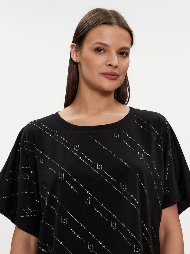 Liu Jo Liu Jo T-Shirt TA4174 JS003 Μαύρο Regular Fit