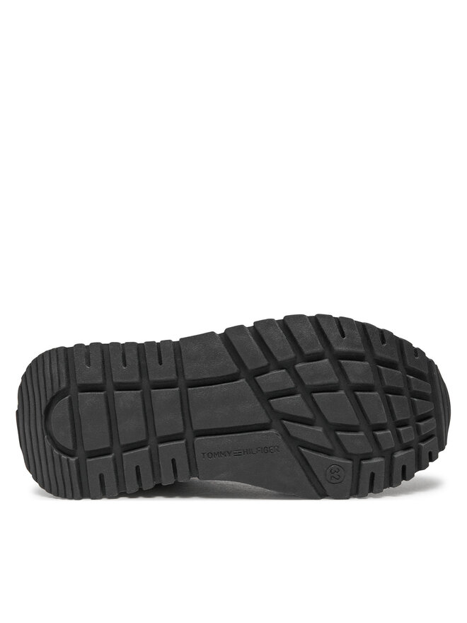 Tommy Hilfiger Сникърси Tommy Hilfiger Low Cut Lace-Up Sneaker T3A9-33548-1695 M Черен