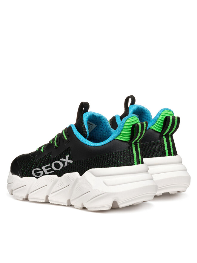 Geox Сникърси Geox J Flexyper Fast J46N1A 0149J C9997 M Черен