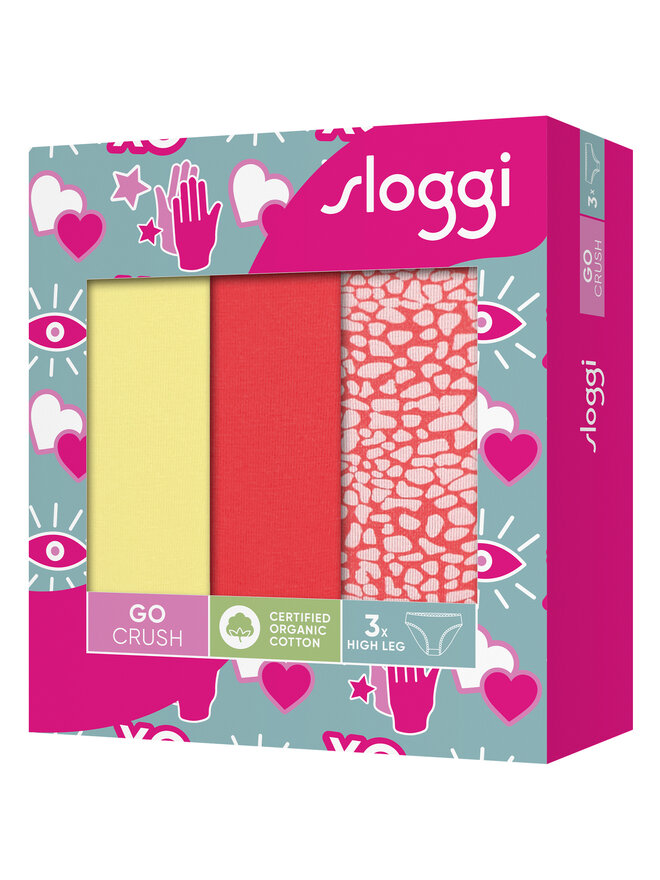 Sloggi Sloggi Набір з 3 пар класичних трусів Go Crush 10219672 Кольоровий