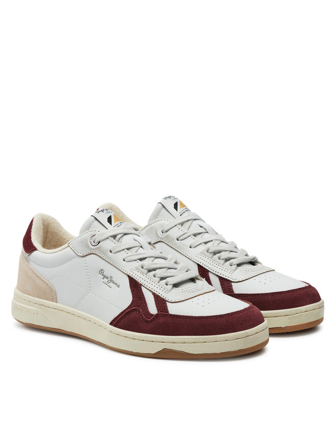 Pepe Jeans Sneakers Pepe Jeans Kore Heritage M PMS00026 Weiß
